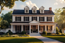 a picture of a custom home we built in Anderson MO